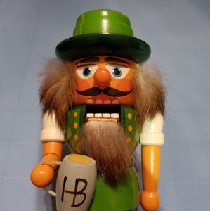 German nutcracker hoffbrauhaus bottom is stamped with maker
